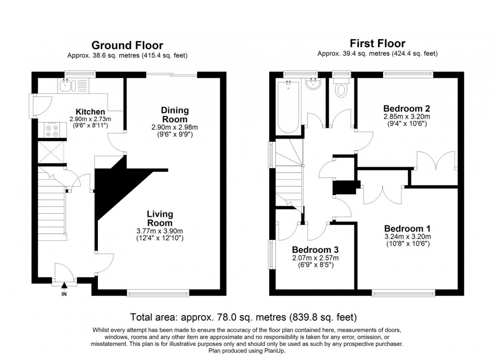 Floorplan for The Meadow, Copthorne, RH10