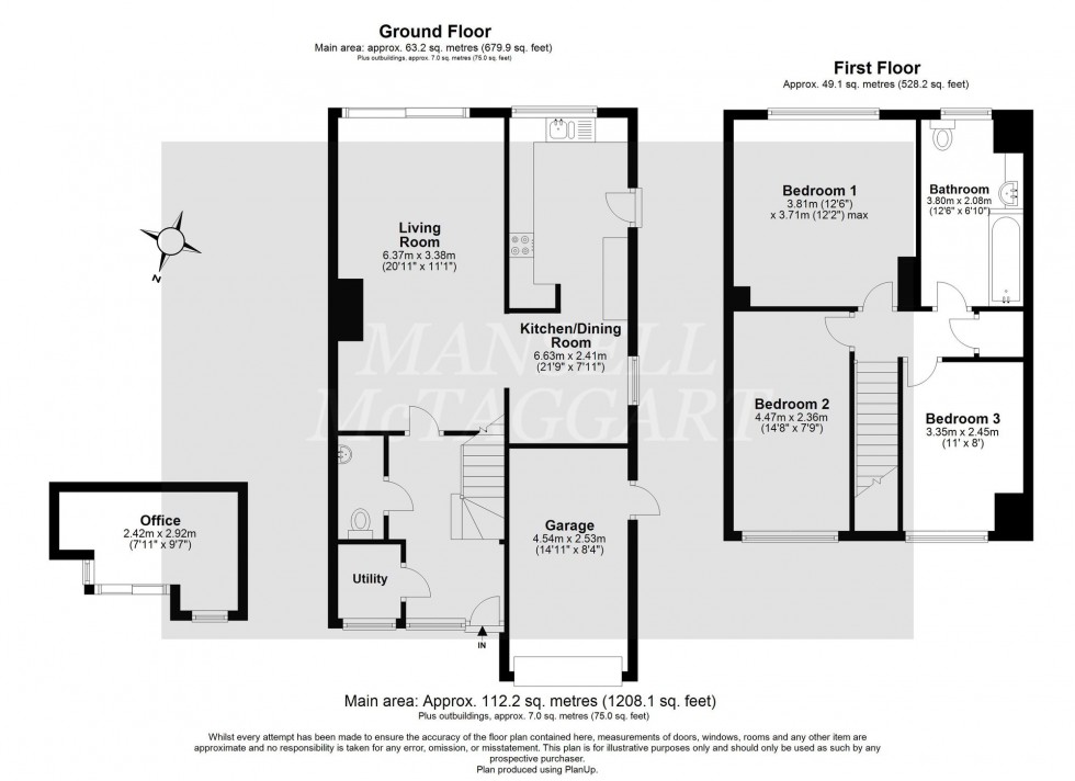 Floorplan for Willow Ridge, Turners Hill, RH10