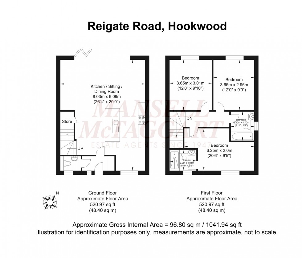 Floorplan for Povey Cross Road, Horley, RH6