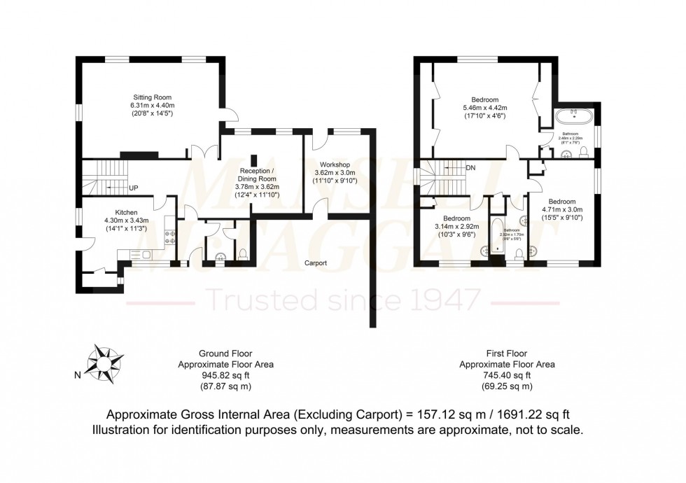 Floorplan for Southview Road, Crowborough, TN6