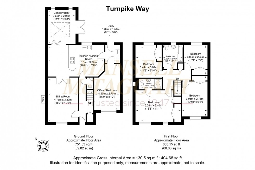 Floorplan for Turnpike Way, Ashington, RH20