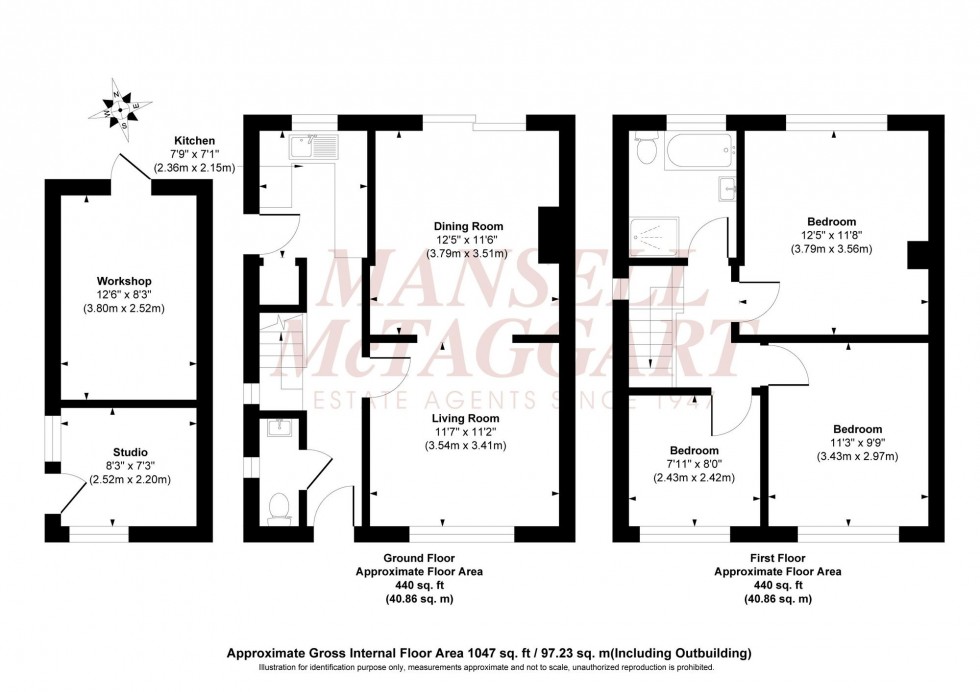 Floorplan for Nightingale Lane, Burgess Hill, RH15