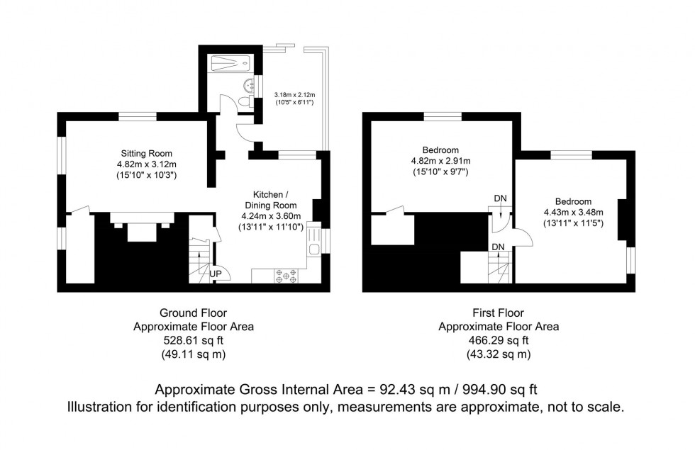 Floorplan for Uckfield Road, Ringmer, BN8