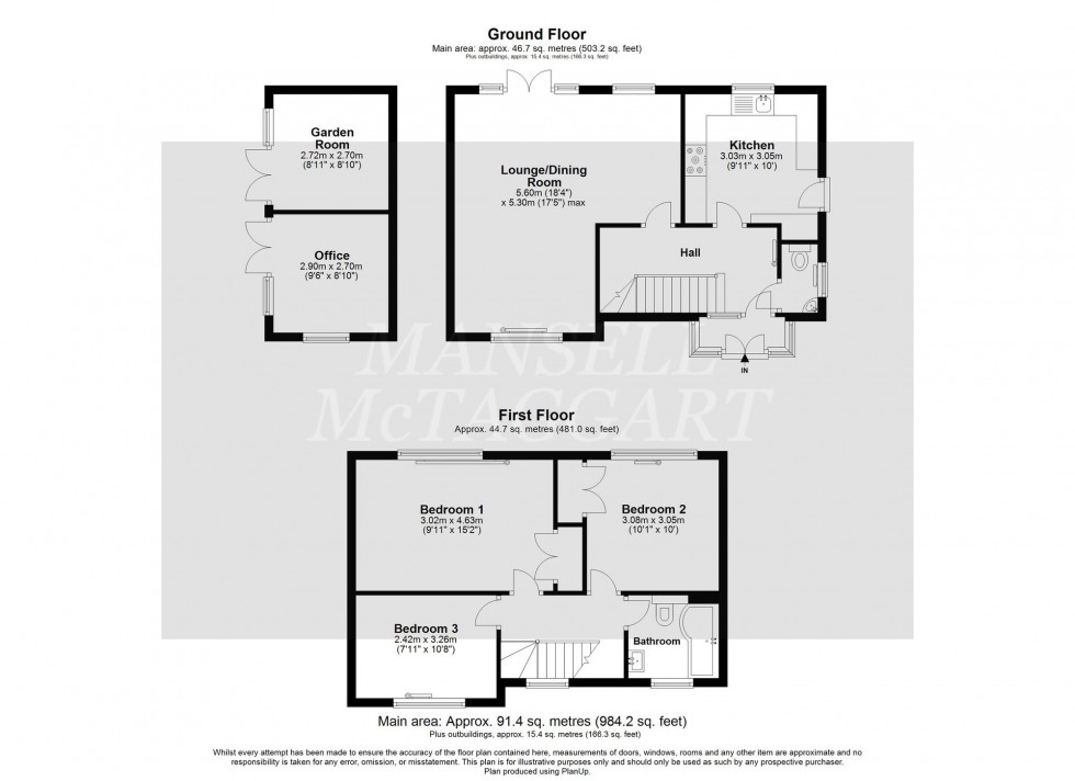 Floorplan for Burns Road, Crawley, RH10