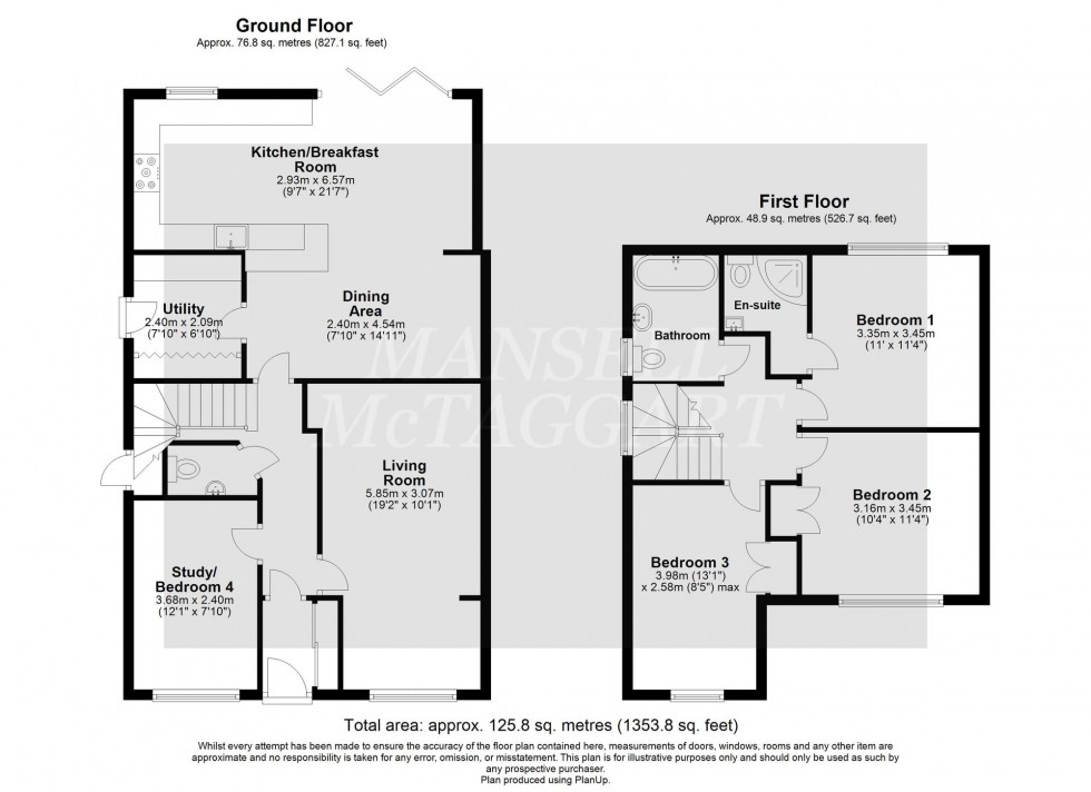 Floorplan for Bramble Close, Copthorne, RH10