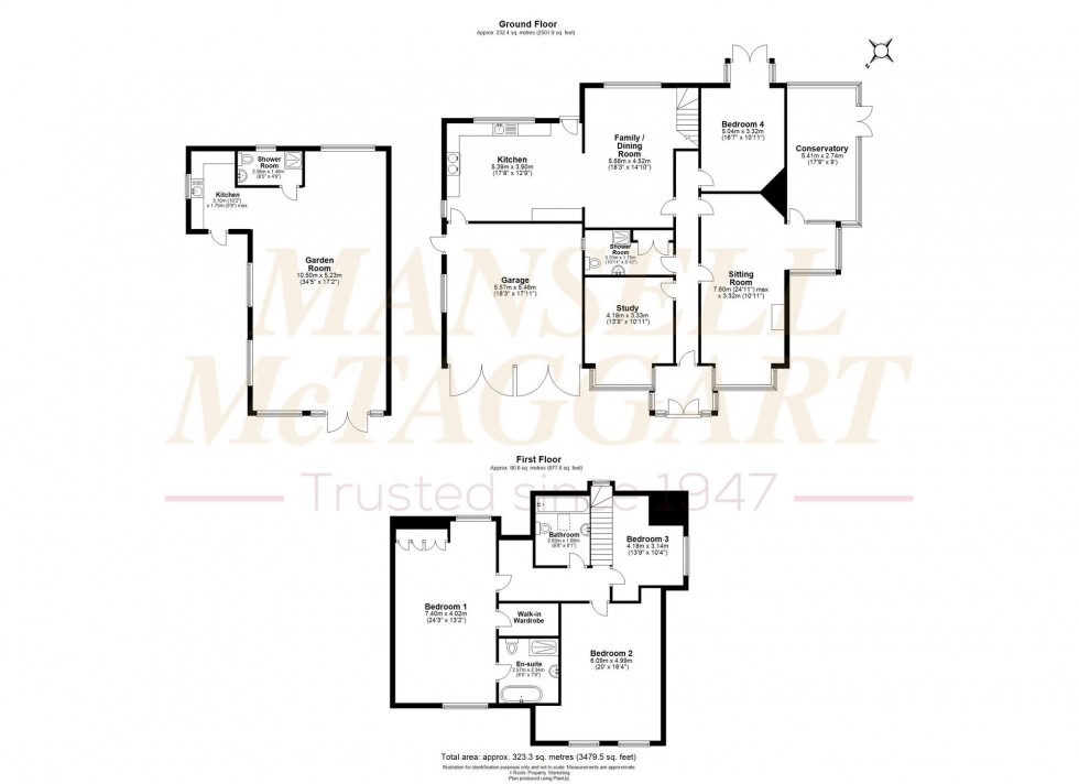 Floorplan for Goldbridge Road, Newick, BN8