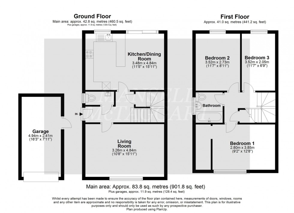 Floorplan for Cranston Way, Crawley Down, RH10