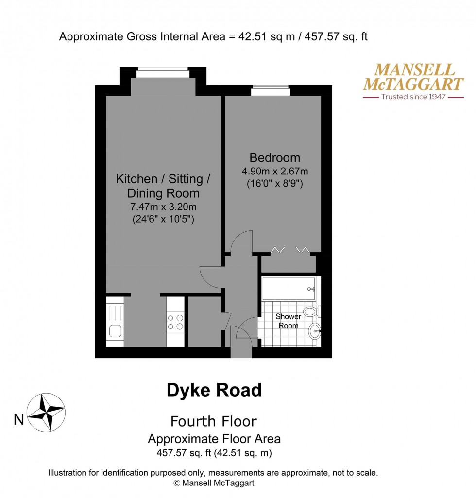 Floorplan for Dyke Road, Brighton, BN1