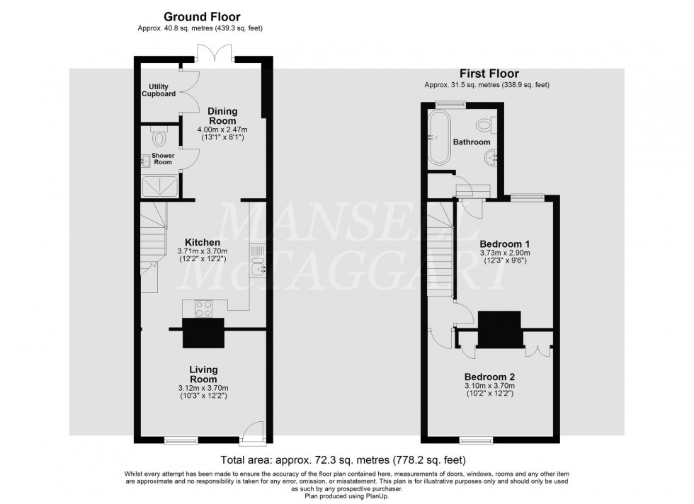 Floorplan for Dunnings Road, East Grinstead, RH19