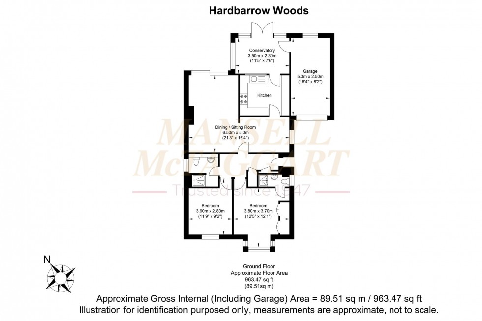 Floorplan for High Bar Lane, Thakeham, RH20