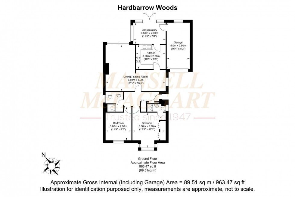 Floorplan for High Bar Lane, Thakeham, RH20