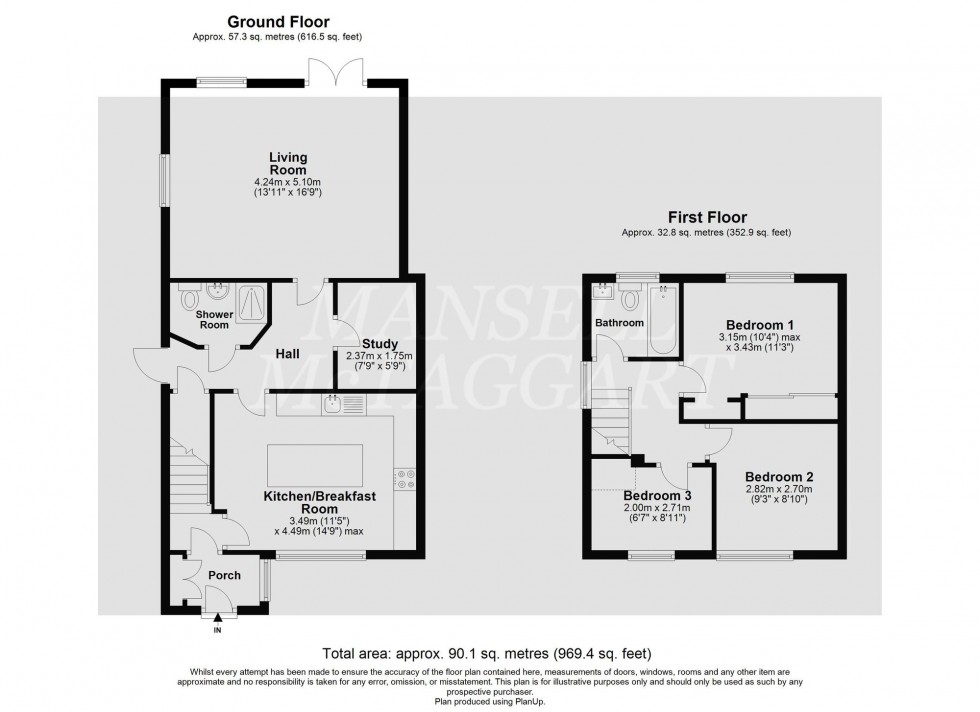 Floorplan for Beckett Lane, Crawley, RH11