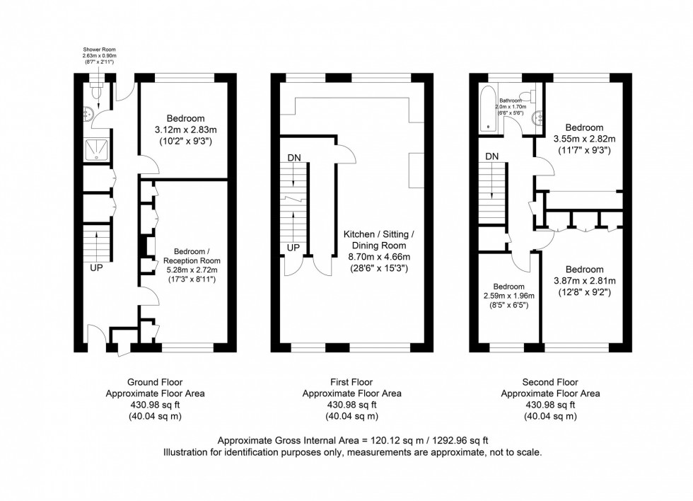 Floorplan for Spences Field, Lewes, BN7