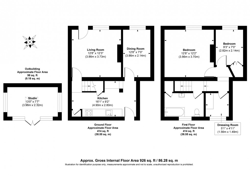 Floorplan for Ardingly Road, Cuckfield, RH17