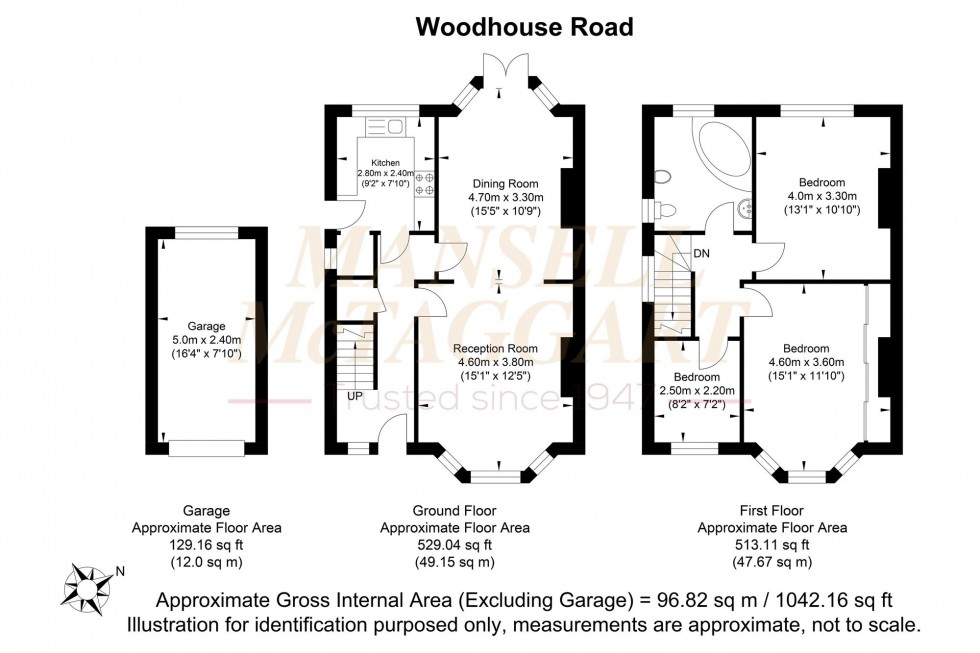 Floorplan for Woodhouse Road, Hove, BN3