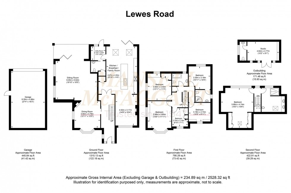 Floorplan for Lewes Road, Scaynes Hill, RH17