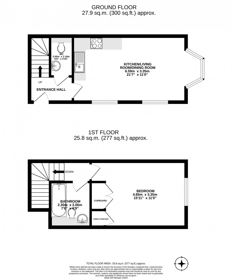 Floorplan for Yattendon Road, Horley, RH6