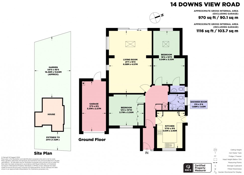 Floorplan for Downs View Road, Hassocks, BN6