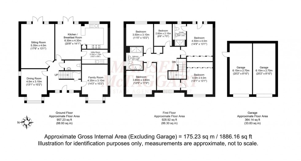 Floorplan for Kilnwood Close, Faygate, RH12