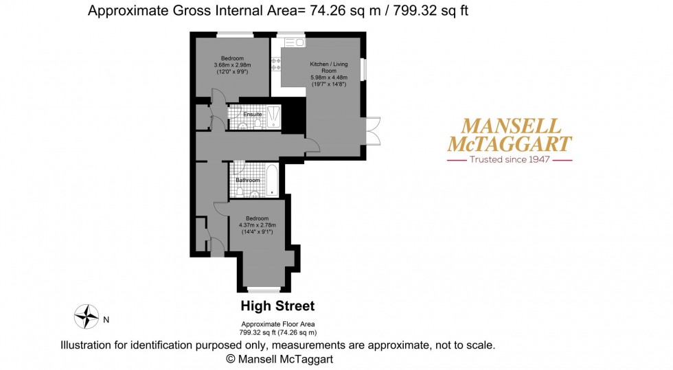 Floorplan for High Street, Steyning, BN44