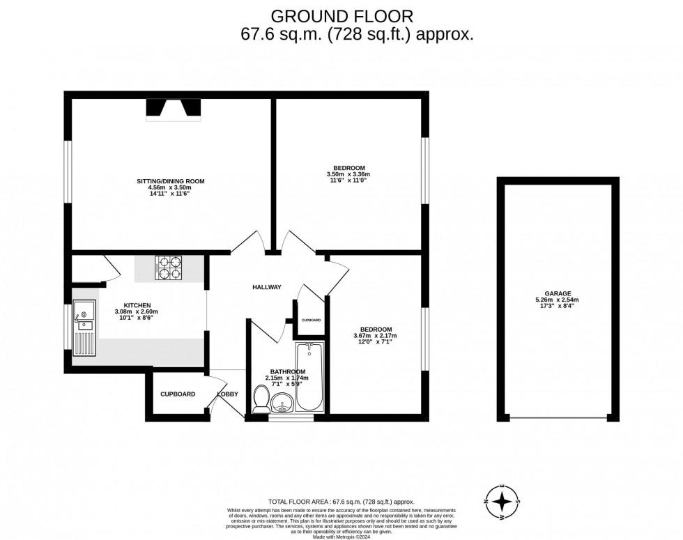 Floorplan for Hartfield Road, Forest Row, RH18