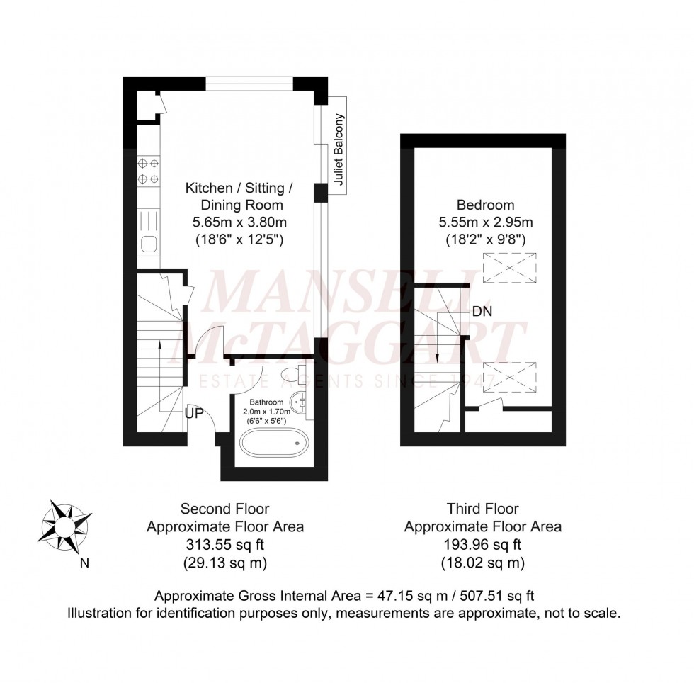 Floorplan for North Street, Horsham, RH13