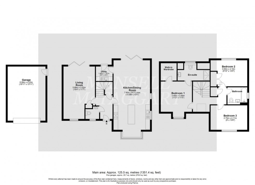 Floorplan for Saillard Gardens, Pease Pottage, RH11