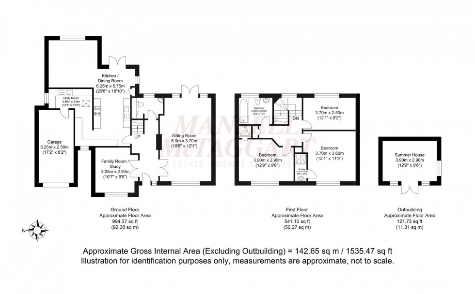 Floorplan for Irwin Drive, Horsham, RH12