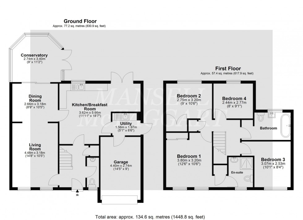 Floorplan for Casher Road, Maidenbower, RH10