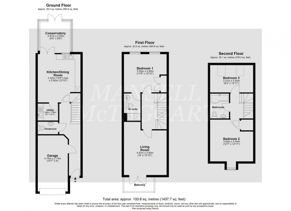 Floorplan for Argyll Court, Crawley, RH11