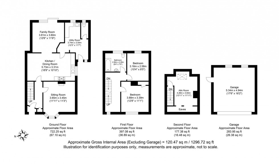 Floorplan for Station Road, Berwick, BN26