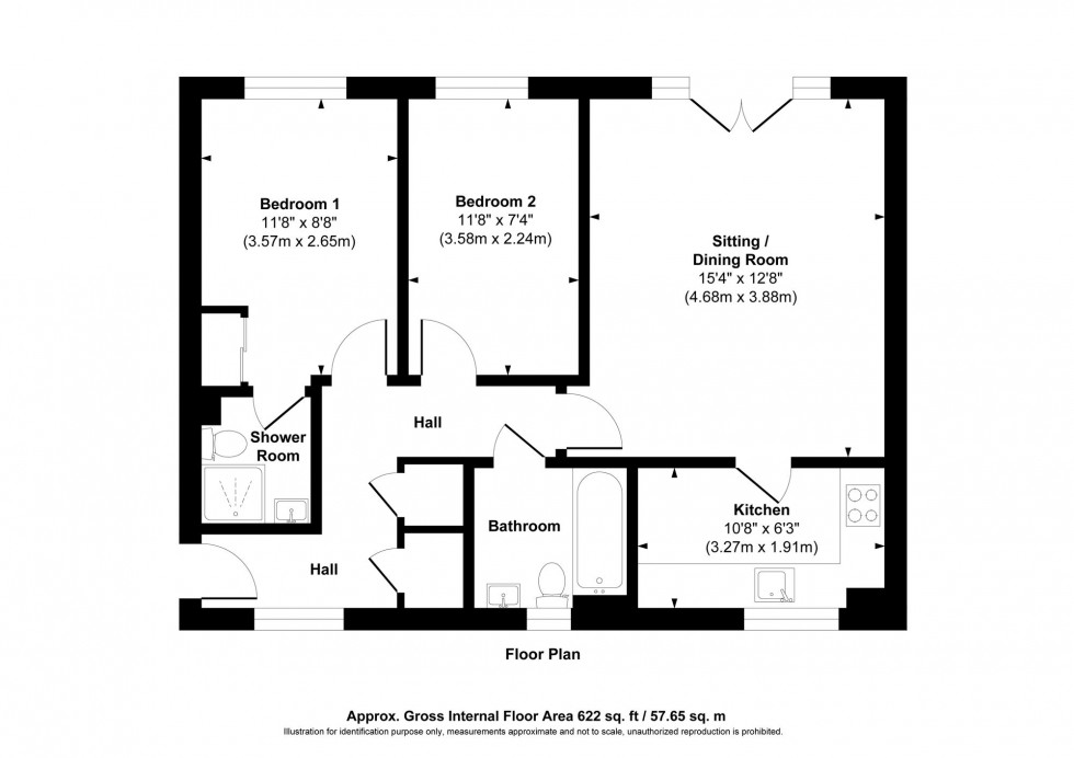 Floorplan for Farriers Lea, Haywards Heath, RH16