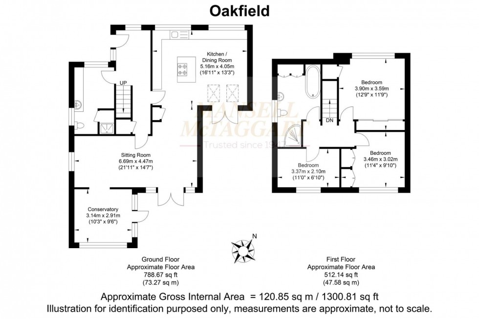 Floorplan for Oakfield, Plaistow, RH14