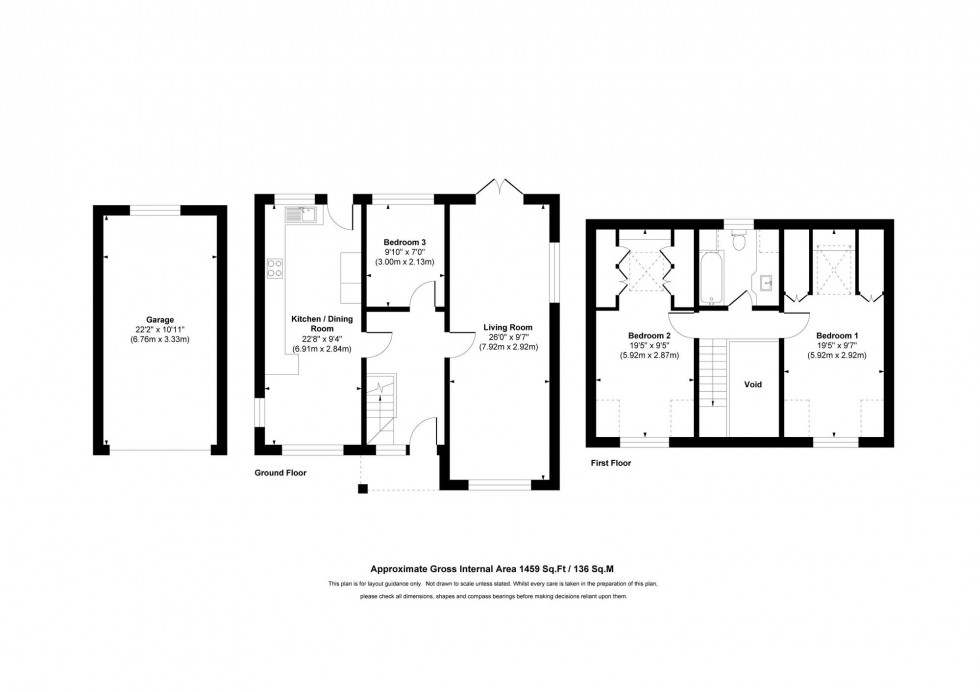 Floorplan for Wineham Lane, Wineham, BN5