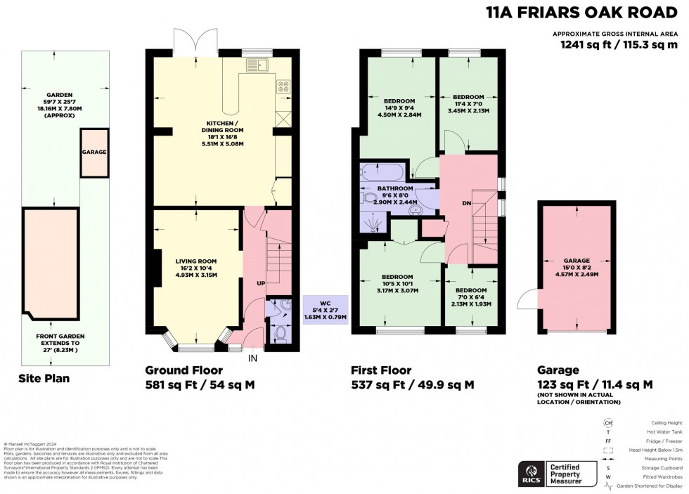 Floorplan for Friars Oak Road, Hassocks, BN6