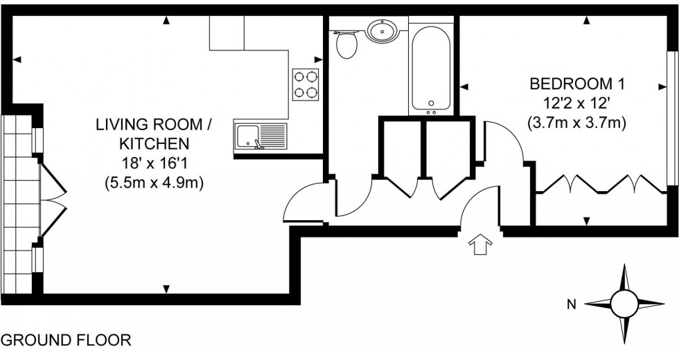 Floorplan for Gower Road, Vail House Gower Road, RH16