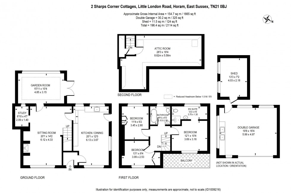 Floorplan for Little London Road, Horam, TN21