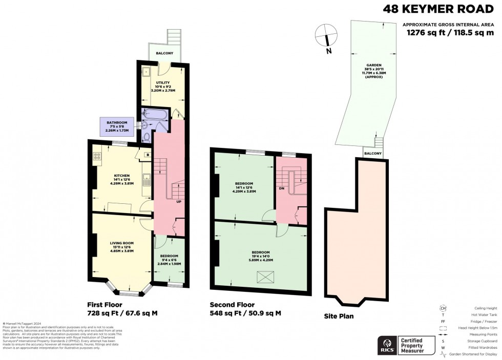 Floorplan for 48 Keymer Road, Hassocks, BN6