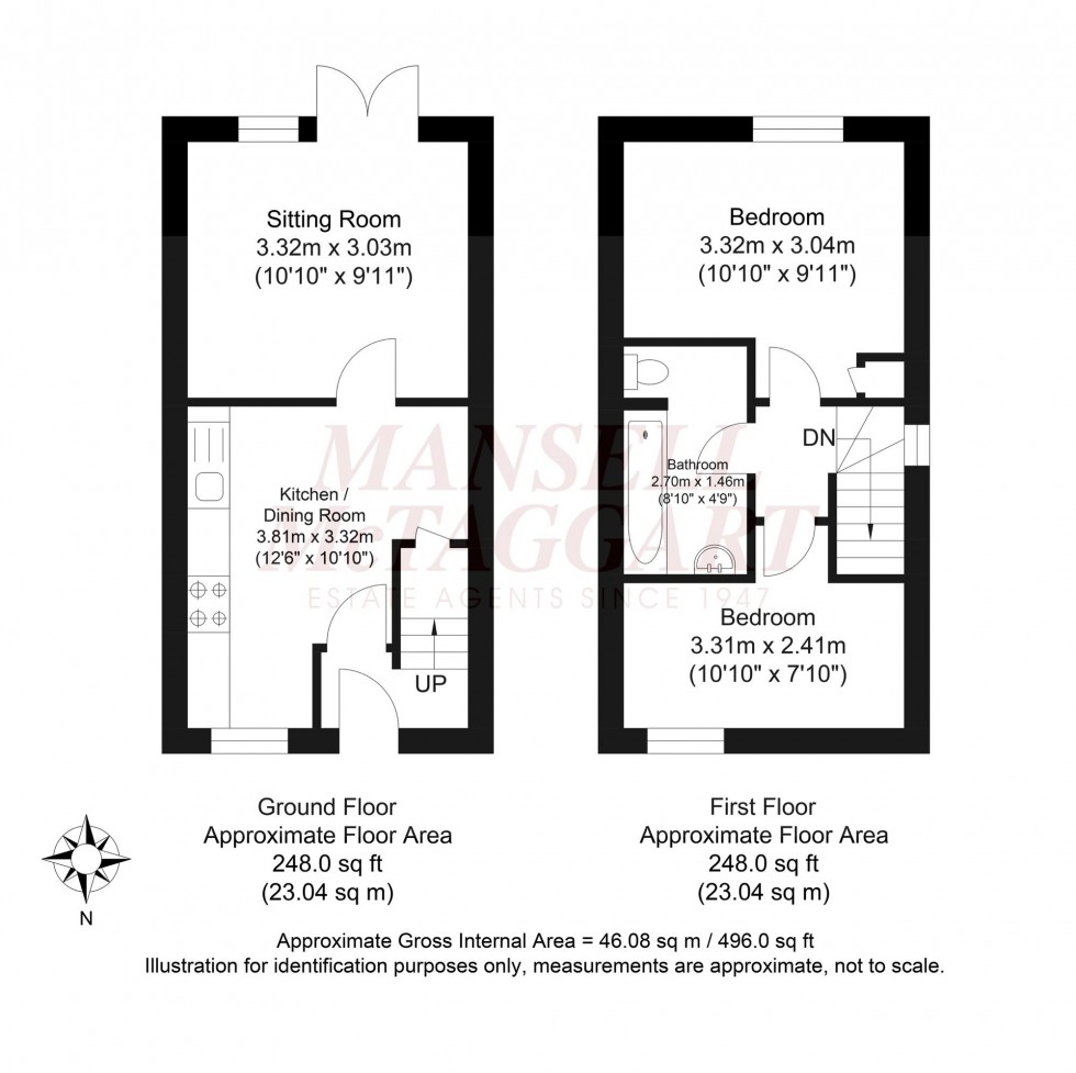 Floorplan for Somergate, Horsham, RH12