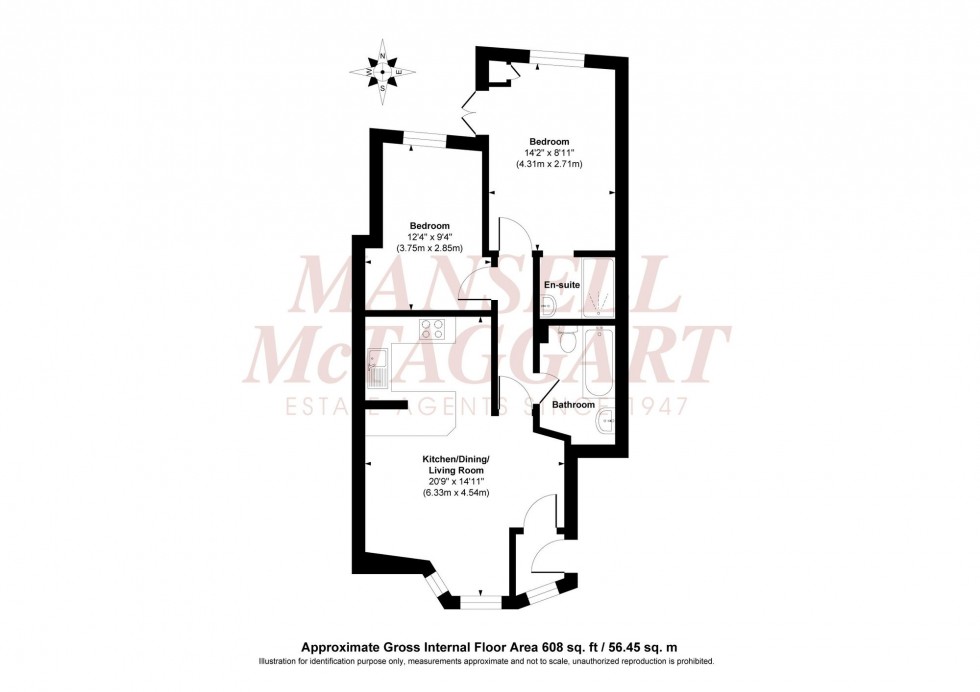 Floorplan for Royal George Road, Burgess Hill, RH15