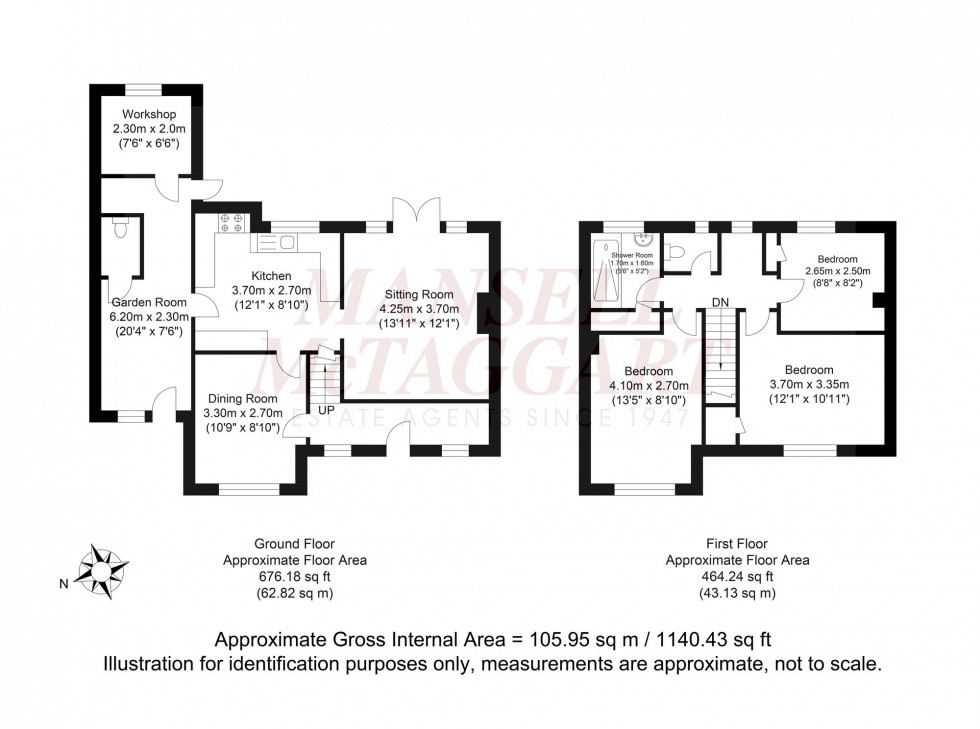 Floorplan for Bennetts Road, Horsham, RH13