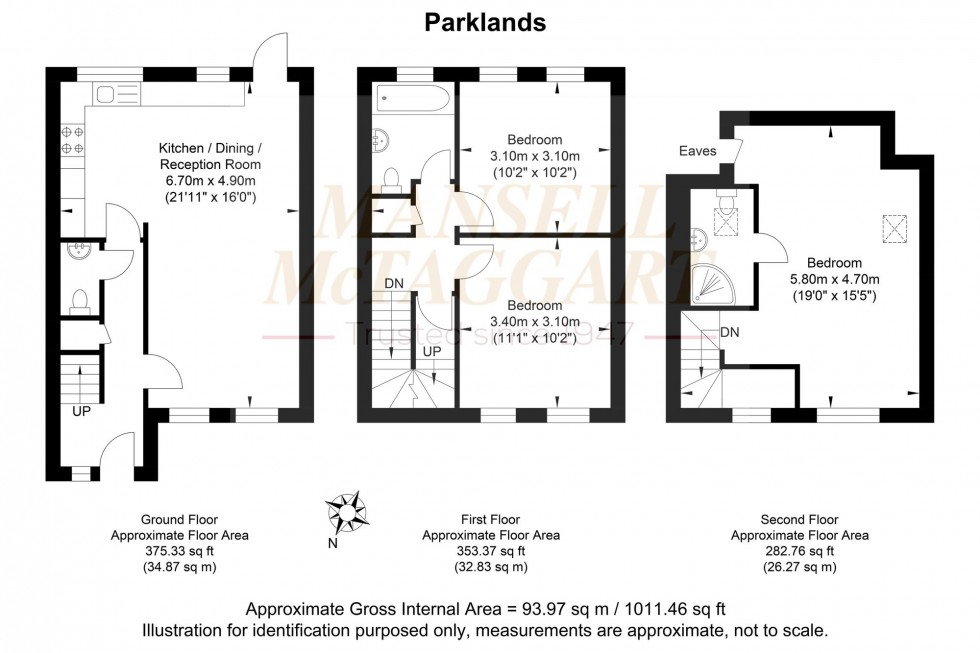 Floorplan for Parklands, Maresfield, TN22