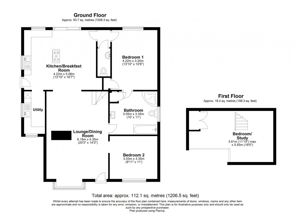 Floorplan for Peeks Brook Lane, Horley, RH6