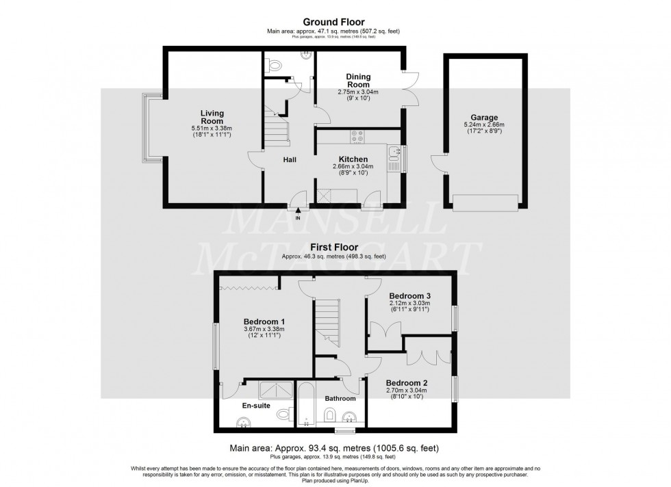 Floorplan for Mallard Place, East Grinstead, RH19