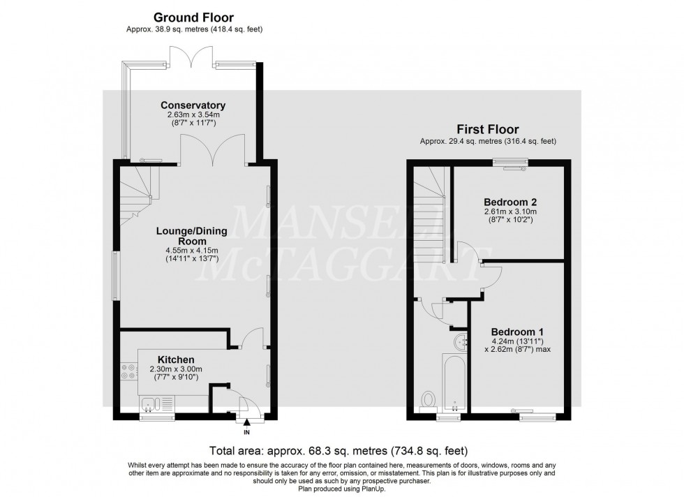 Floorplan for Hollingbourne Crescent, Crawley, RH11