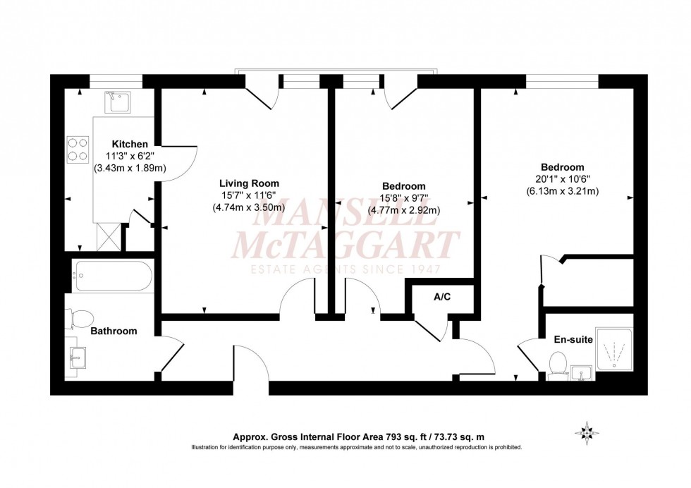 Floorplan for The Brow, Clayton Court The Brow, RH15