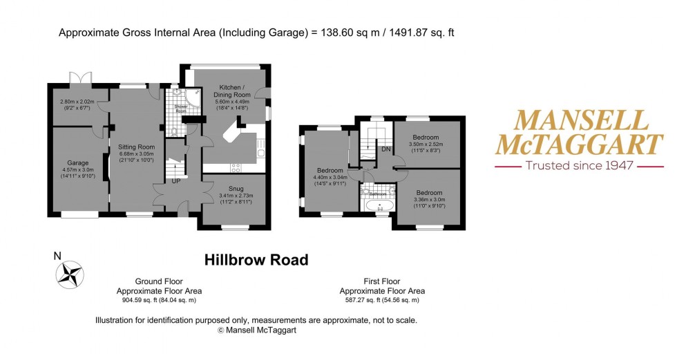 Floorplan for Hillbrow Road, Brighton, BN1