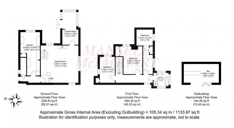 Floorplan for Croft Road, Crowborough, TN6