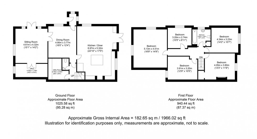 Floorplan for Upper Dicker, Hailsham, BN27