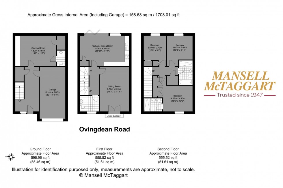 Floorplan for Allingham Place, Ovingdean, BN2